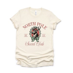 Simply Sage Market Women's North Pole Social Club Short Sleeve Graphic Tee - 1 of 4