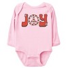 The Juniper Shop Joy Peace Sign Long Sleeve Bodysuit - 2 of 4