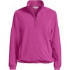 Lands' End Women's Anyweather RainDefense Fleece Quarter Zip Pullover - 3 of 4