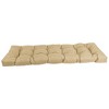 Blazing Needles, 60-inch by 19-inch Tufted Solid Outdoor Spun Polyester Loveseat Cushion - 2 of 3