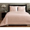 Twin Olivia Comforter 100% Cotton Tufted Chenille Comforter Set Peach - Better Trends - 3 of 4
