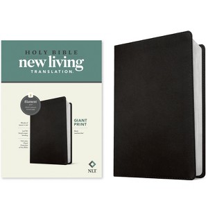 NLT Giant Print Bible, Filament Enabled (Leatherlike, Black, Red Letter) - Large Print by  New Living Translation (Leather Bound) - 1 of 1