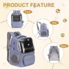 Unique Bargains Pet Portable Travel Backpack for Small Dog with Transparent Cover 1 Pc - 4 of 4