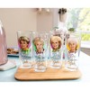 Silver Buffalo The Golden Girls Frames Logo 10-Ounce Tumbler Glasses | Set of 4 - image 3 of 4