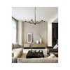 Elegant Lighting Trey 42 inch pendant in black - 2 of 4