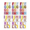 333-Count Alphabet Stickers A-Z, Colorful Uppercase Letter Labels for Art & Crafts, 2.5 inches High - image 3 of 4