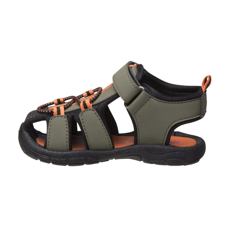 Rugged Bear Boys Toddler Closed Toe Active Sport Sandals with Adjustable Hook-and-Loop Closure (Toddler), 3 of 6