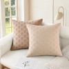 REGALWOVEN Velvet Solid Decorative Scallop Texture Modern Pillowcases 2 Pcs - 2 of 4
