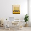 Stupell Industries Take it Easy Motivational Vintage Boho Record Player Floating Frame Canvas Art, Gold, 25" x 31" - 3 of 4