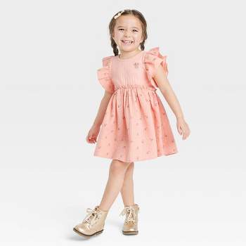 Toddler Girls' Disney Minnie Mouse Empire Dress - Pink 3T