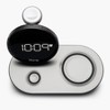 iHome Charging Station with Wireless Charger, Apple Watch Charger, AirPods Charger, USB Charging  – Black/Gray (iWW33) - 3 of 4