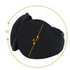 INSPIRE CHIC Warm Foldable Winter Knit Earmuffs for Women Men - 3 of 4