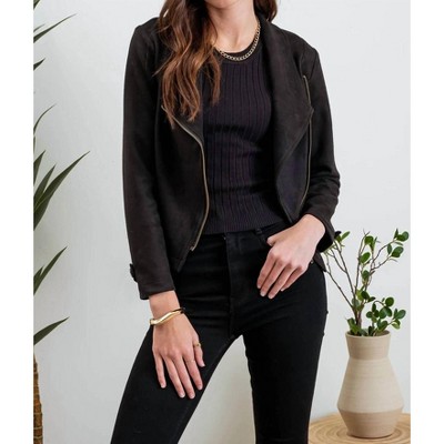 Women's Moto Jacket - Blu Pepper