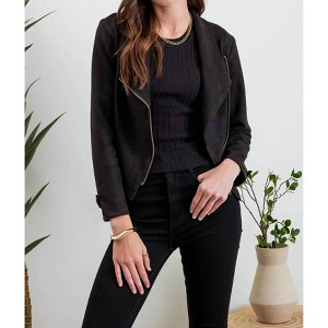 Women's Moto Jacket - Blu Pepper - 1 of 3