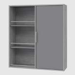 Kamas Mounted Cabinet Gray - RST Brands