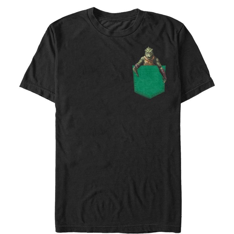 Men's Star Trek Gorn Pocket Friend Print T-Shirt, 1 of 5
