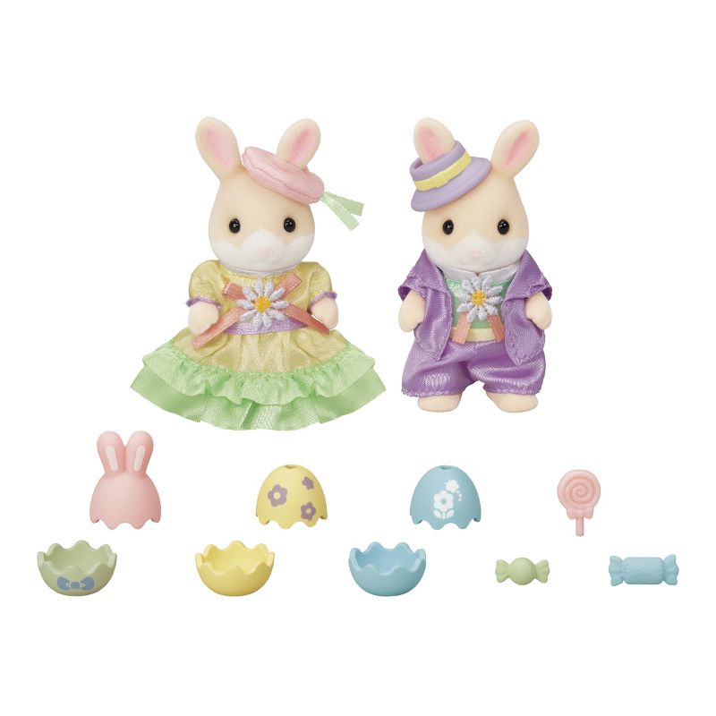 Calico Critters Easter Celebration Set, Limited Edition Dollhouse Playset with 2 Collectible Figures and Accessories, 1 of 5