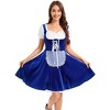 Women's Velvet Knee-Length Mock Three-Piece Mini Dress for Party - 2 of 4