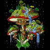 Junior's Design By Humans Magic Mushrooms Island By underheaven T-Shirt - 2 of 3