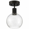 Access Lighting Port Nine 1 - Light Flush Mount in  Matte Black - 4 of 4