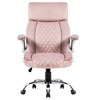 NicBex Office Chair with Adjustable Height Modern Rotatable Velvet Executive Desk Chair with 5 Wheels and Armrests for Office, Study, Bedroom - 2 of 4