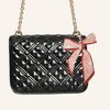 Unique Bargains Double Layer Bow Handbag Charm 1 Pc - 2 of 4