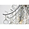 Elegant Lighting Toureg 3 light Chrome Pendant Clear Royal Cut Crystal - 4 of 4