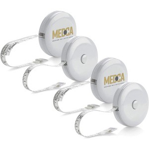 MEDca Body Measuring Tape, Dual-Sided Retractable Tapes for Body Fat & Fitness Tracking - 1 of 4