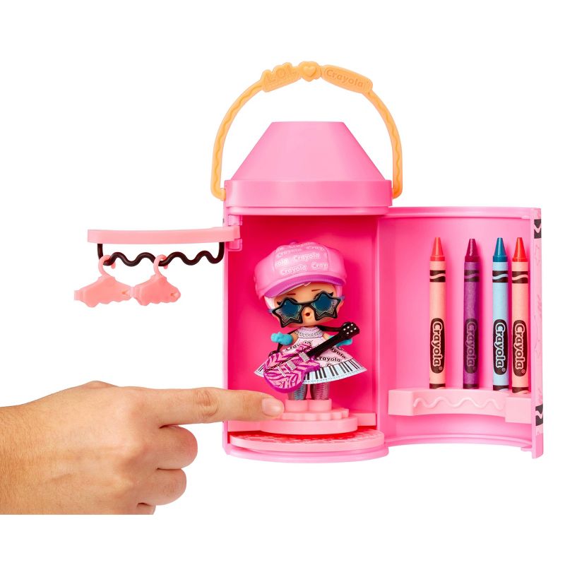 L.O.L. Surprise! Loves CRAYOLA Color Me Studio- with Collectible Doll, Over 30 Surprises, Paper Dresses, Crayon Dolls, 6 of 10
