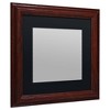 Trademark Fine Art 11"x11" Heavy Duty Wood Frame with Black Mat - 2 of 3