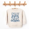 SmileyWorld Chillin' With My Snowmies - Toddler Graphic Sweatshirt and Youth Graphic Sweatshirt - 2 of 3