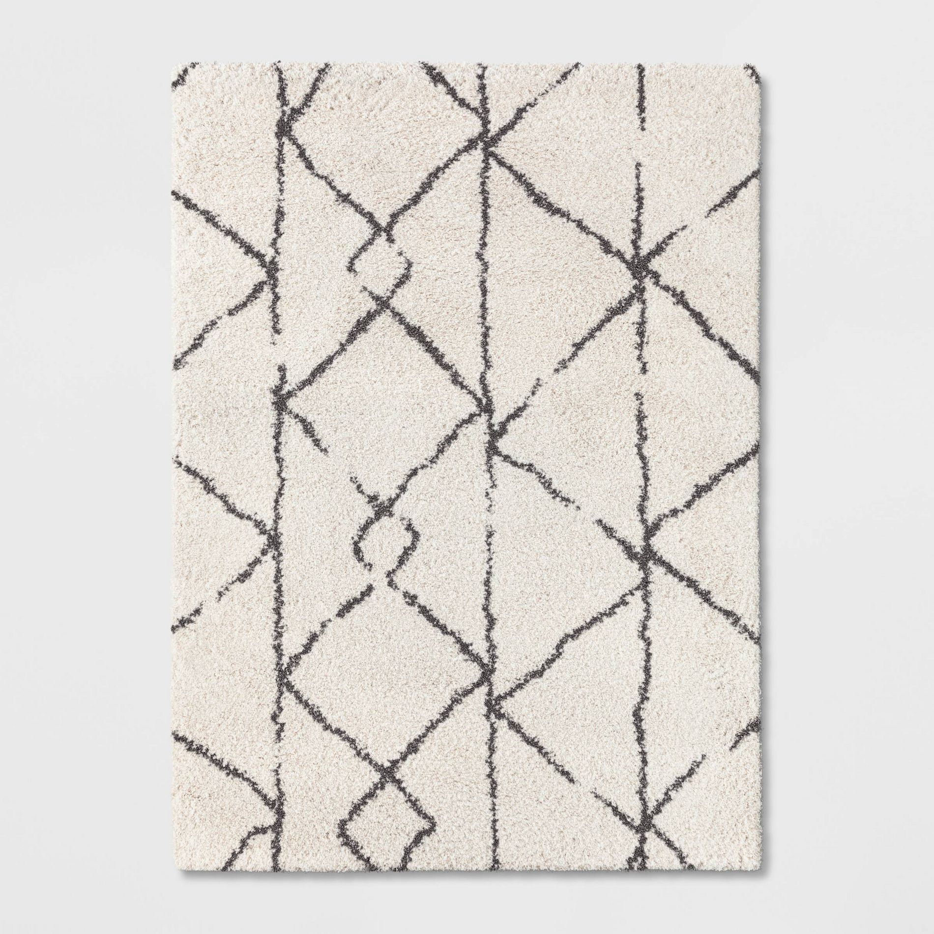 5'x7' Geometric Design Woven Area Rugs Cream/Gray - Threshold™