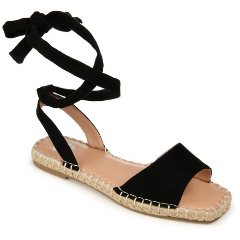 Black flat best sale sandals target