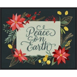 Amanti Art Bright Christmas Night II by Grace Popp Canvas Wall Art Print Framed 28-in. x 23-in. - 1 of 4