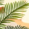 DR.Planzen 8ft UV Resistant Artificial Palm Tree with Grey Tall Planter, Fake Palm Plant for Indoor Outdoor Home Decor Office House Decor - 3 of 4