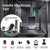 Gulches Hardshell Luggage Sets 3 Piece Gradient Color Expandable Suitcase with Spinner Wheels, TSA Lock Lightweight 20" 24" 28",Gradient Black - 4 of 4