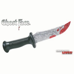 Fun World11 1/2” Ghost Face® Bling Knife with Rhinestone Costume Accessory - 1 of 1