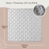 Hakuna Matte: Stylish Baby Play Mat: Animal - Pink-Grey-White - 72x72" - 2 of 4