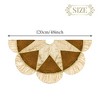Luxury Gold Scalloped Christmas Tree Skirt, 48-Inch Holiday Tree Base Cover with Sequins and Pleated Trim| OrnamentallyYou - 2 of 4