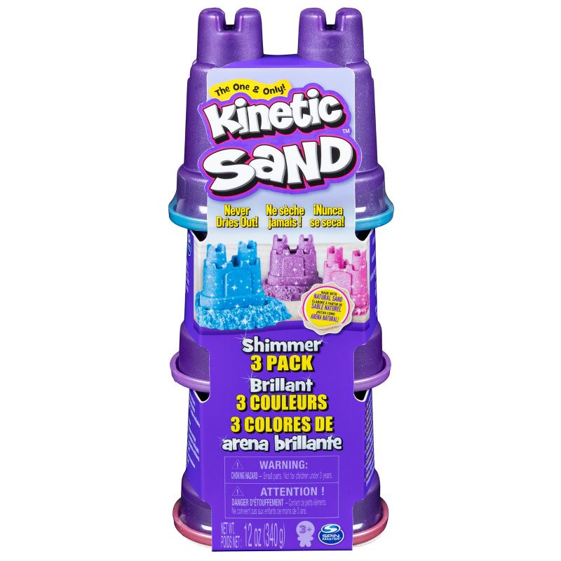 Kinetic Sand - Shimmering Sand Multipack with Molds, 1 of 8