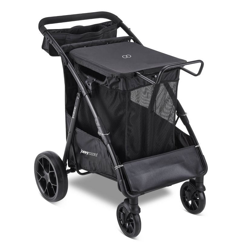 Jovvy Platoon Large Utility Portable Shopping Cart Outdoor Gear Wagon - Black, 1 of 14