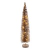 Vickerman 16"x20"x24" Champagne Lit Bottle Brush Tree Set - 3 of 4