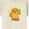 Adventure Time Magical Dog Jake Adult Natural Short Sleeve Tee - 2 of 2