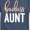 Men's - Instant Message - Badass Aunt Short Sleeve Graphic T-Shirt - 2 of 4