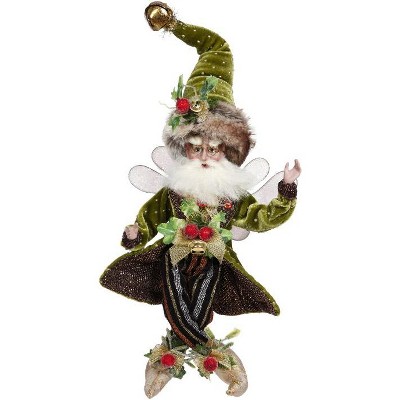 Mark Roberts Products 9" Collectible Holly and Ivy Christmas Fairy Small - Green/Red