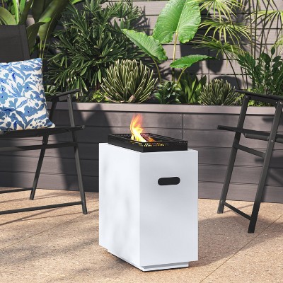 Propane/Liquid Petroleum Gas Rectangular Fire Pit – Room Essentials
