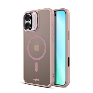 MyBat InFrame MagSafe Case with Kickstand for Apple iPhone 16 - Pink / Black - 1 of 4