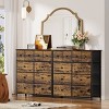 WOWLIVE 10-Drawer Dresser with Fabric Storage, Chest of Drawers for Bedroom - 3 of 4