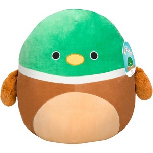 Squishmallows Original 16-Inch Large Avery The Mallard Plush - Collectible Duck Stuffed Animal Toy- Great Christmas Gift for Kids, Girls & Boys - 1 of 4