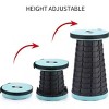 Maison Products Folding Stool - Load Capacity 400lbs Portable Collapsible Stool Retractable Stool for Camping Fishing Hiking BBQ - 2 of 4